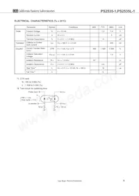 PS2535L-1-F3-A Datasheet Page 5
