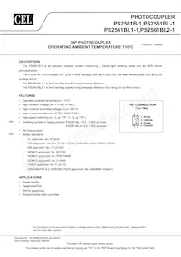 PS2561BL-1-F3-Q-A Datasheet Copertura