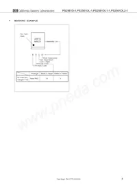 PS2561DL-1Y-W-A Datasheet Pagina 3