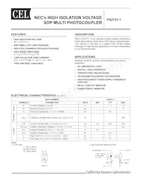 PS2701-1-F3 Datasheet Cover