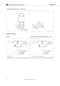 PS2701-1-F3-M-A Datasheet Pagina 2
