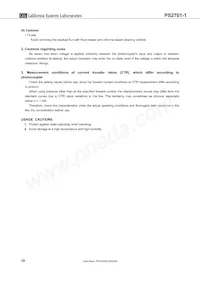 PS2701-1-F3-M-A Datasheet Pagina 10