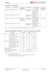 PS2701A-1-V-F3-P-A Datasheet Page 4