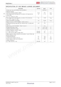 PS2701A-1-V-F3-P-A Datasheet Pagina 11