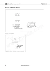 PS2711-1-V-M-A Datasheet Pagina 2