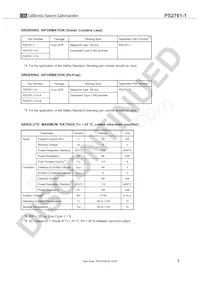 PS2761-1-V-K-A Datasheet Pagina 3