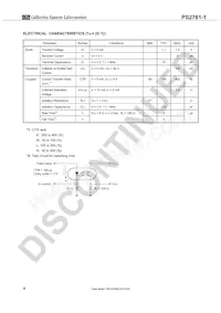 PS2761-1-V-K-A Datasheet Pagina 4