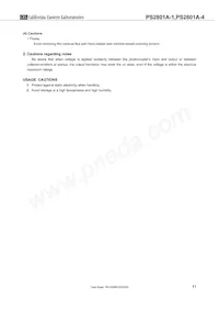 PS2801A-4-F3-A Datasheet Pagina 11
