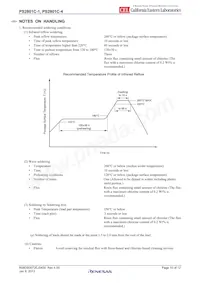 PS2801C-1Y-F3-A Таблица данных Страница 10