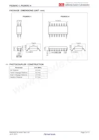 PS2805C-1-V-F3-A Datasheet Page 2