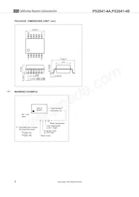 PS2841-4B-F3-AX Datasheet Page 2