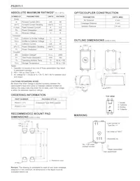 PS2911-1-F3 Datasheet Pagina 2