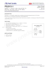 PS2913-1-M-AX Datasheet Copertura