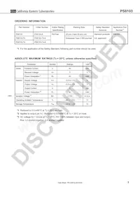 PS8103-F3-A Datasheet Pagina 3