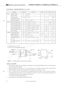 PS8501L1-AX Datasheet Page 6