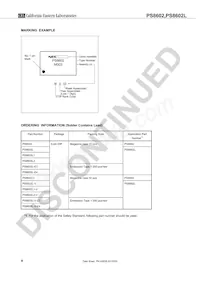 PS8602L-F3-A Datasheet Pagina 4