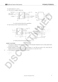 PS8602L-F3-A Datasheet Pagina 7
