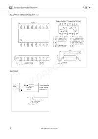 PS8741-F3-A Datasheet Pagina 2
