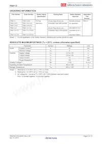 PS9113-F3-AX Datasheet Pagina 4