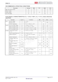 PS9113-F3-AX數據表 頁面 5