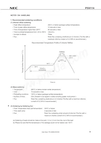 PS9114-F3-A 데이터 시트 페이지 9