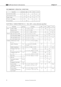PS9117-V-F3-A Datasheet Pagina 4