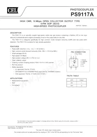 PS9117A-V-F3-NTY-AX Datasheet Cover