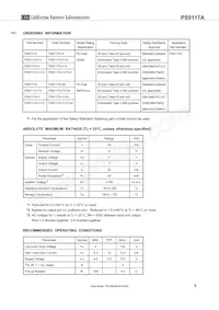 PS9117A-V-F3-NTY-AX數據表 頁面 3