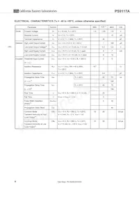 PS9117A-V-F3-NTY-AX Datasheet Pagina 4
