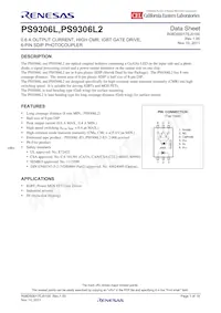 PS9306L-E3-AX Datasheet Copertura