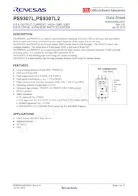 PS9307L-V-E3-AX Datasheet Cover