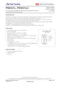PS9331L-V-E3-AX Datasheet Cover