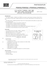 PS9552L3-V-E3-AX Datasheet Cover