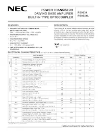 PS9634L-A Datasheet Cover