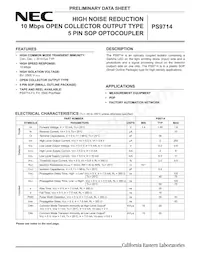 PS9714-F3 Datasheet Copertura
