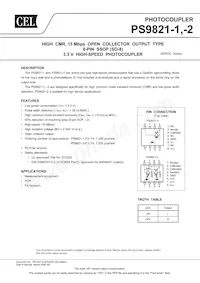 PS9821-2-V-AX Datasheet Cover