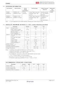 PS9905-Y-V-F3-AX Datasheet Page 4