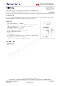 PS9924-Y-V-F3-AX Datasheet Cover