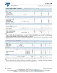 SFH1617A-2X017T Datasheet Page 2