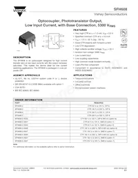 SFH608-4X007T Datasheet Copertura