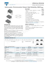 SFH610A-1X018T Datasheet Cover