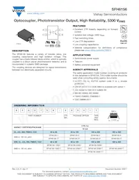 SFH6156-3T0 Datasheet Cover