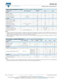 SFH615A-2X017T Datasheet Page 2