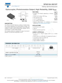 SFH615A-3X018 Datasheet Cover