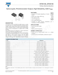SFH615A-4X008T Datasheet Cover