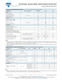 SFH615ABM-X016 Datasheet Pagina 2