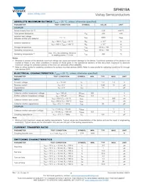 SFH619A-X007 Datasheet Page 2