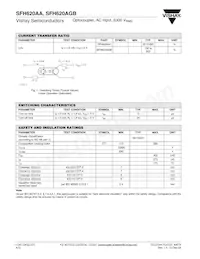 SFH620AGB-X019T Datasheet Page 3