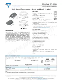 SFH6742-X006 Datasheet Cover
