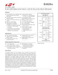 SI8261BBD-C-IM Datenblatt Cover